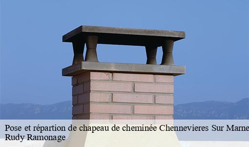 Pose et répartion de chapeau de cheminée chennevieres-sur-marne-94430 Rudy Ramonage