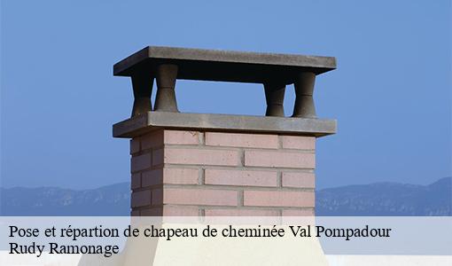 Pose et répartion de chapeau de cheminée val-pompadour-94460 Rudy Ramonage