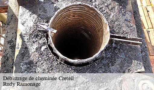 Débistrage de cheminée creteil-94000 Rudy Ramonage
