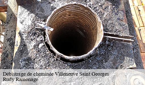 Débistrage de cheminée villeneuve-saint-georges-94190 Rudy Ramonage